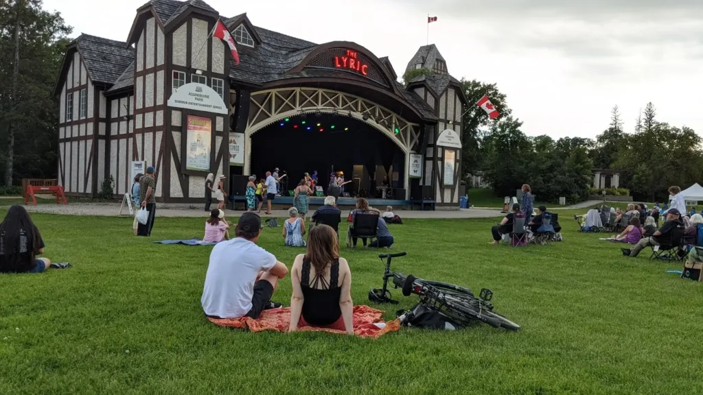 concerts in the park at Assiniboine Park