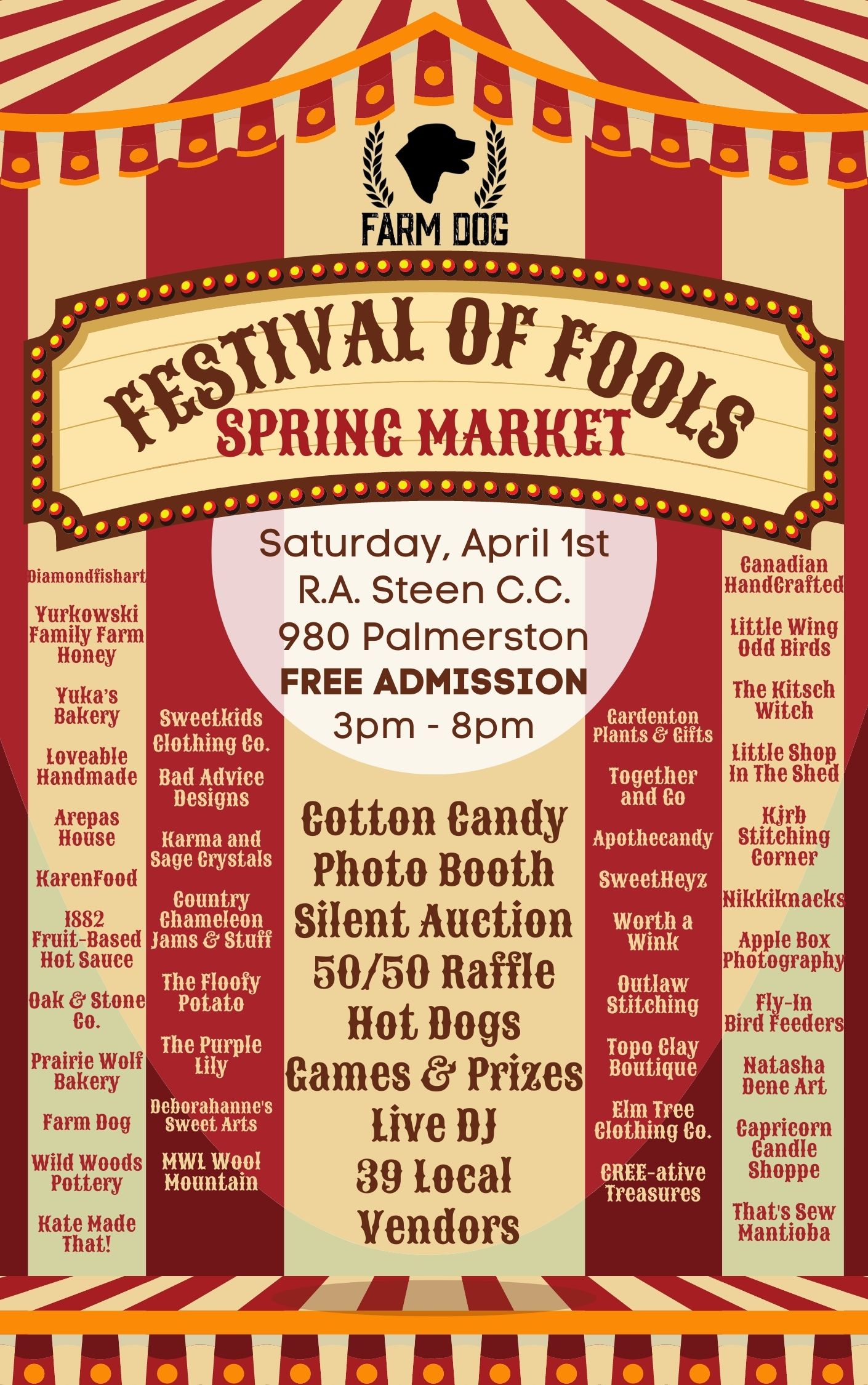 Festival of Fools Spring Market Winnipeg for Free