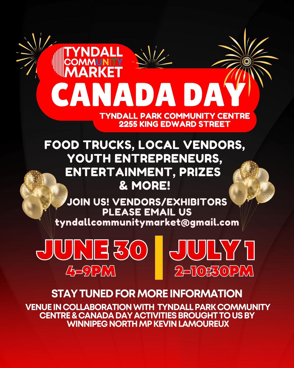 Celebrate Canada Day @ Tyndall Community Market | Winnipeg for Free