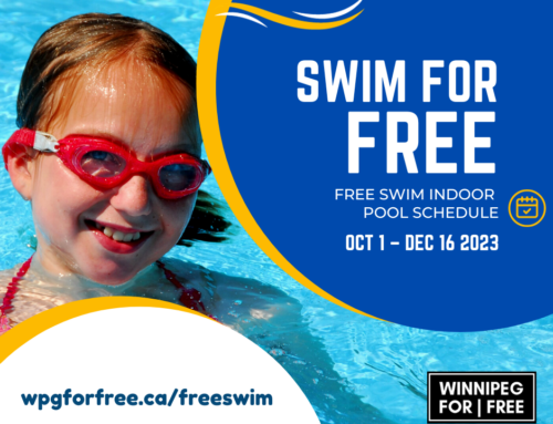 Free Swim Indoor Pool Schedule October 1 – December 16, 2023