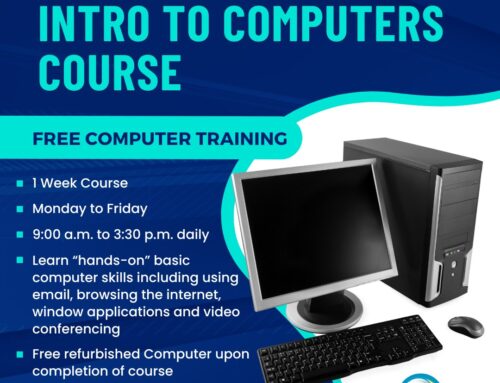 Free Intro to Computers Course at Neeginan Centre
