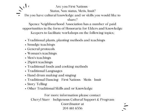Paid Opportunities for First Nations To Facilitate Workshops