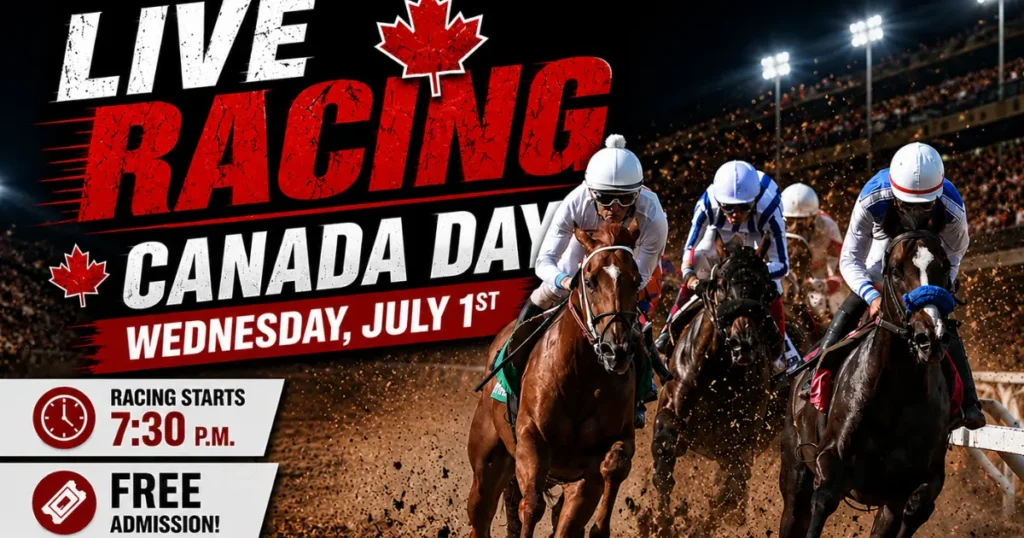 Canada day Assiniboia Downs