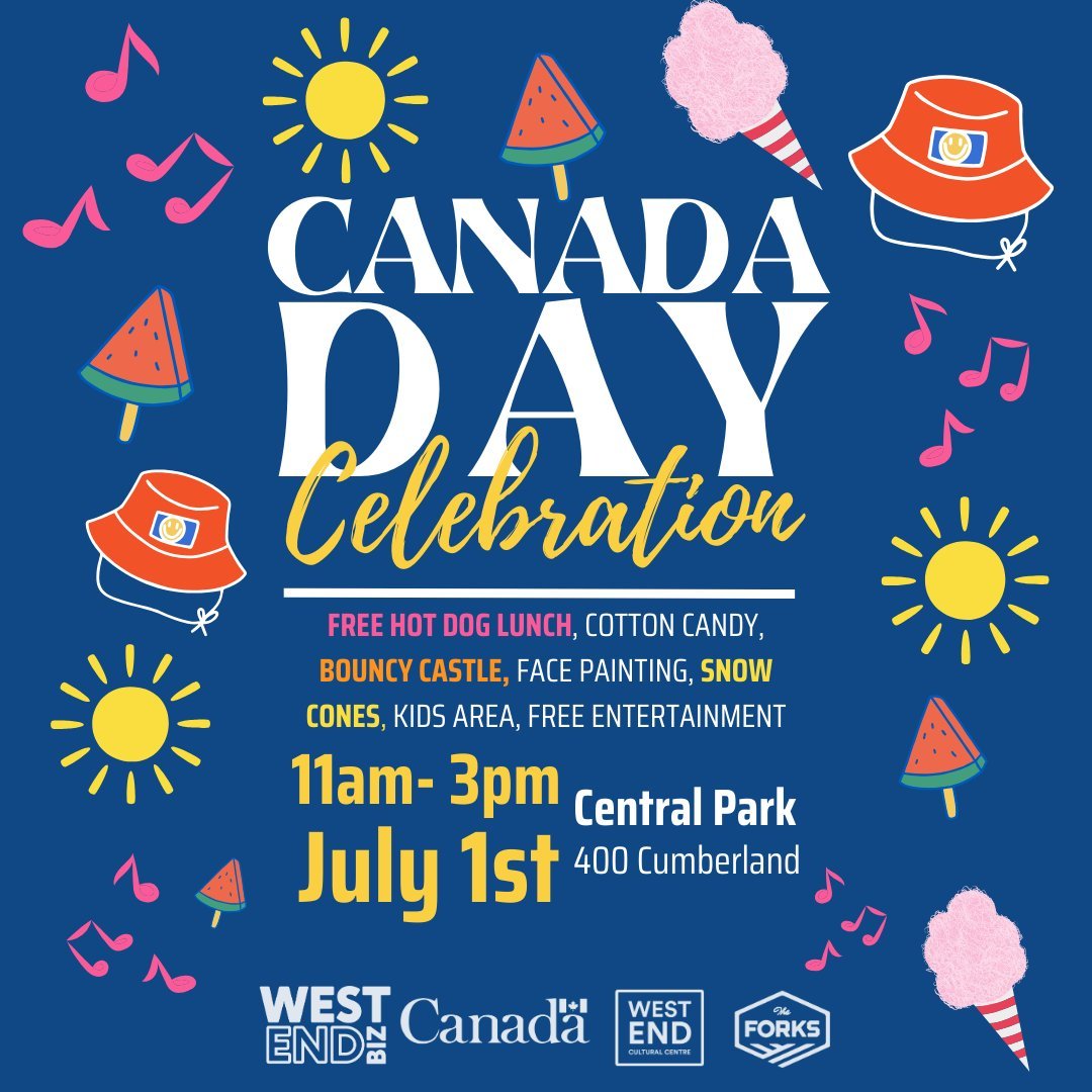 West End Biz Canada Day 2024 July 1, 11 AM 3 PM