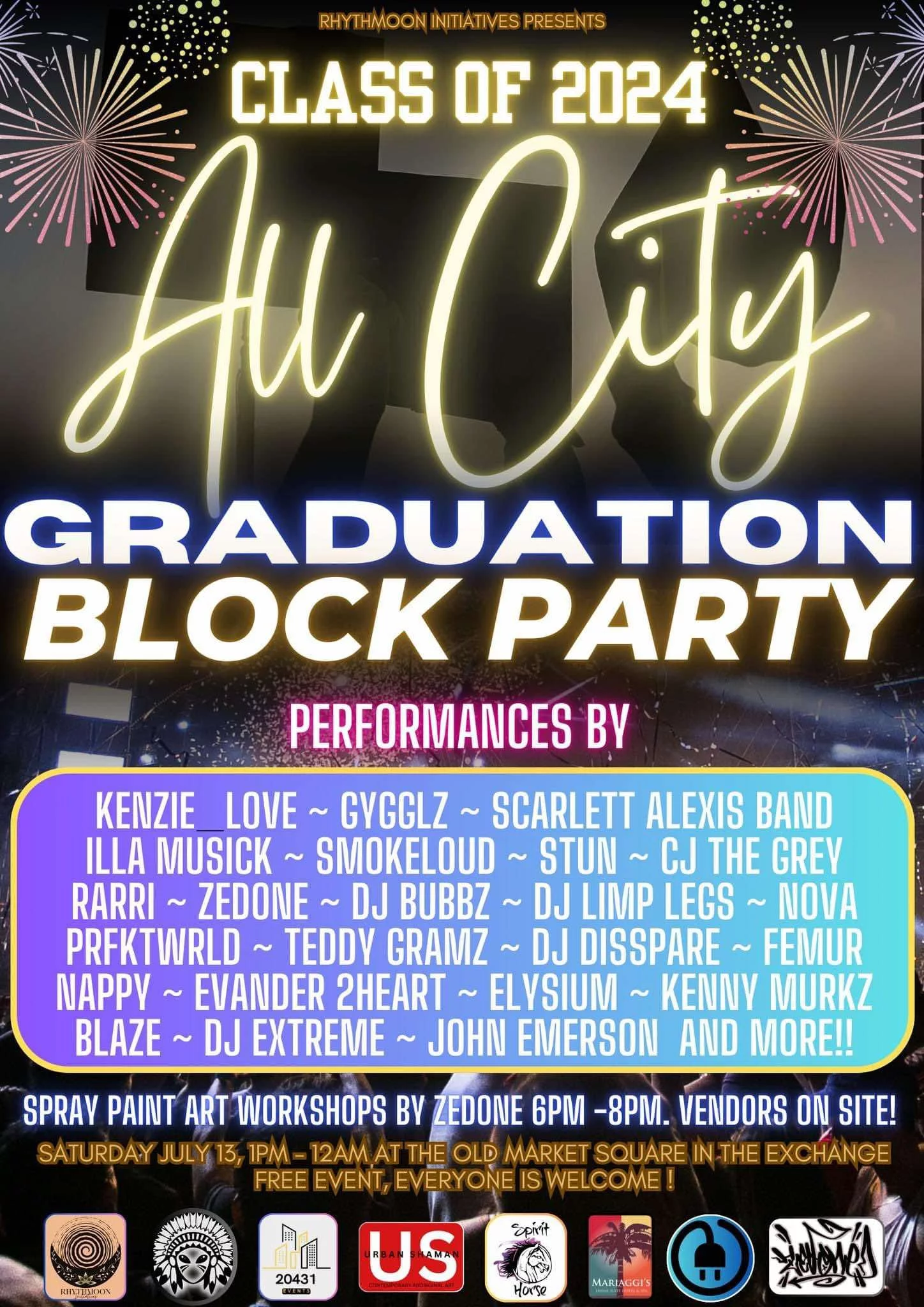 All City Graduation Block Party At Old Market Square | Free, July 13