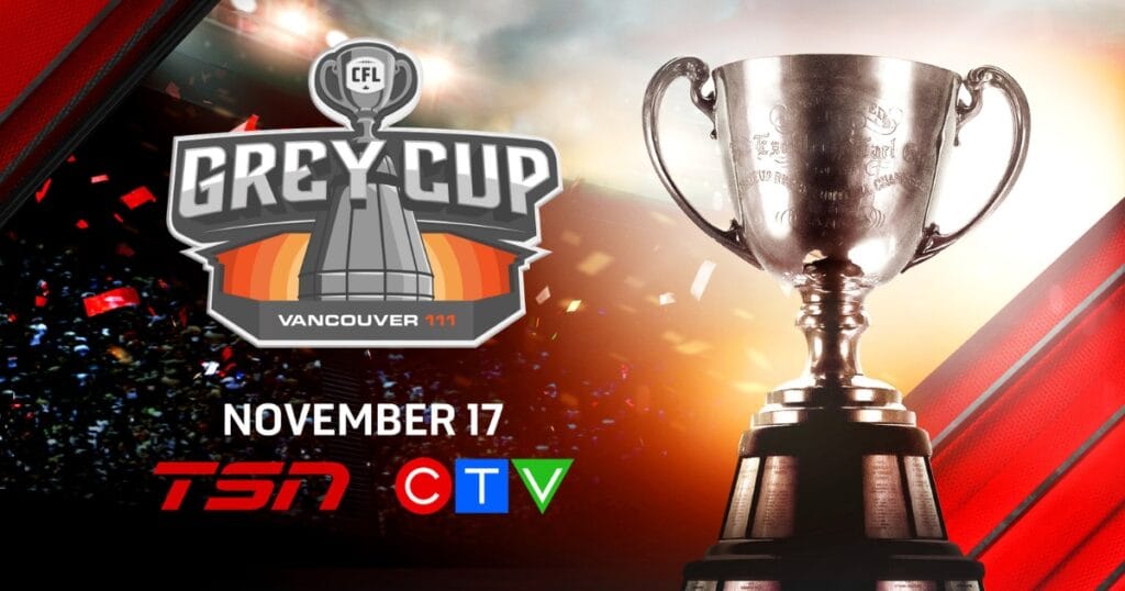 Watch the 2024 Grey Cup Live at Casinos of Winnipeg Free, November 17