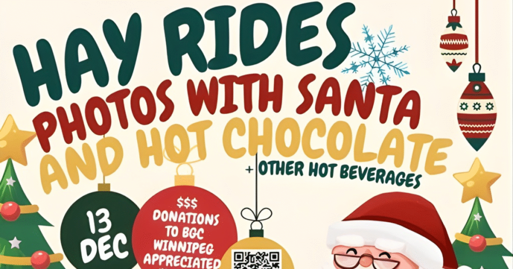 Community Hay Rides Santa Photos & More at Southwood Circle