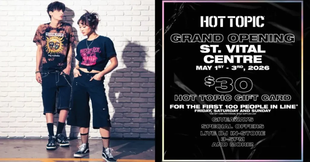 Hot Topic Grand Opening at St. Vital