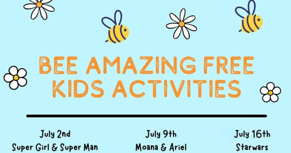 Bee Amazing Free Kids Activities