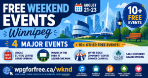 Free Winnipeg weekend events August 21 V2