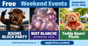 Free Winnipeg weekend events September 25